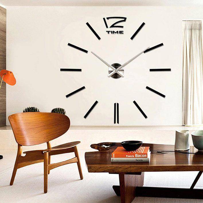 DIY CLOCK R 85-120 CM 003 BLACK