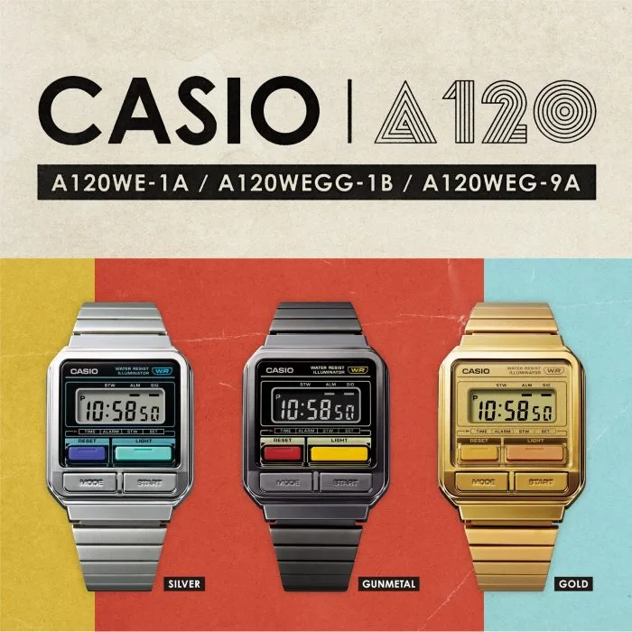 CASIO A-120WEG-9A, наручные часы — дополнительное фото 2
