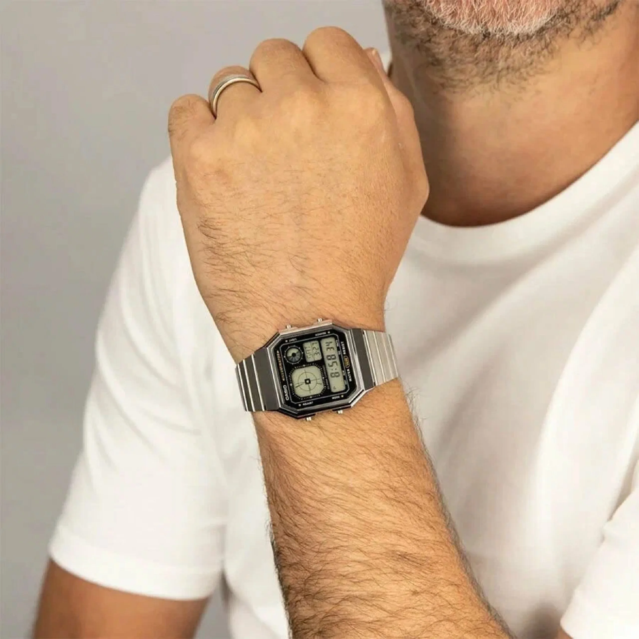 CASIO A-130WE-1A, наручные часы — дополнительное фото 4