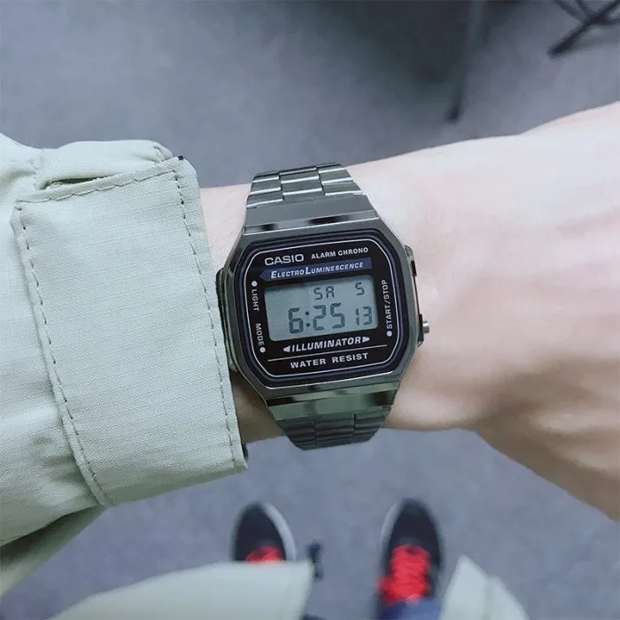CASIO A-168WGG-1A, наручные часы — дополнительное фото 4