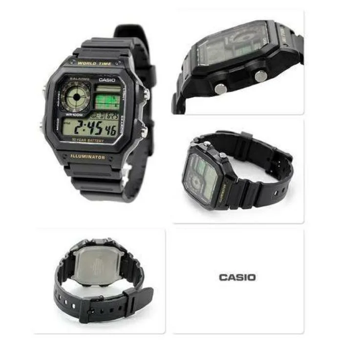 CASIO AE-1200WH-1B, наручные часы — дополнительное фото 2