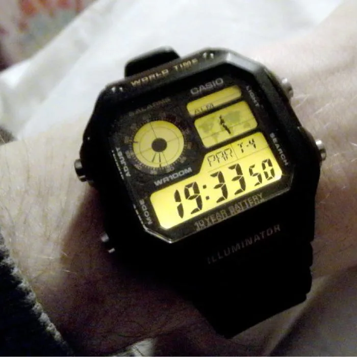 CASIO AE-1200WH-1B, наручные часы — дополнительное фото 4