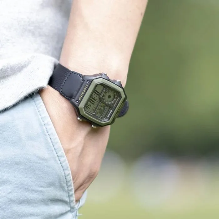 CASIO AE-1200WHB-1B, наручные часы — дополнительное фото 4