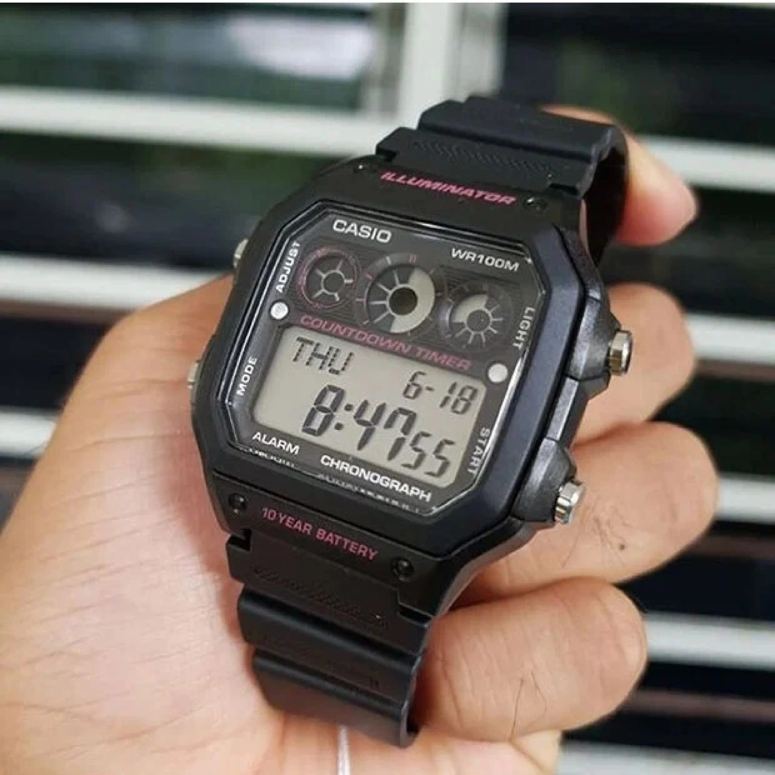 CASIO AE-1300WH-1A2, наручные часы — дополнительное фото 4