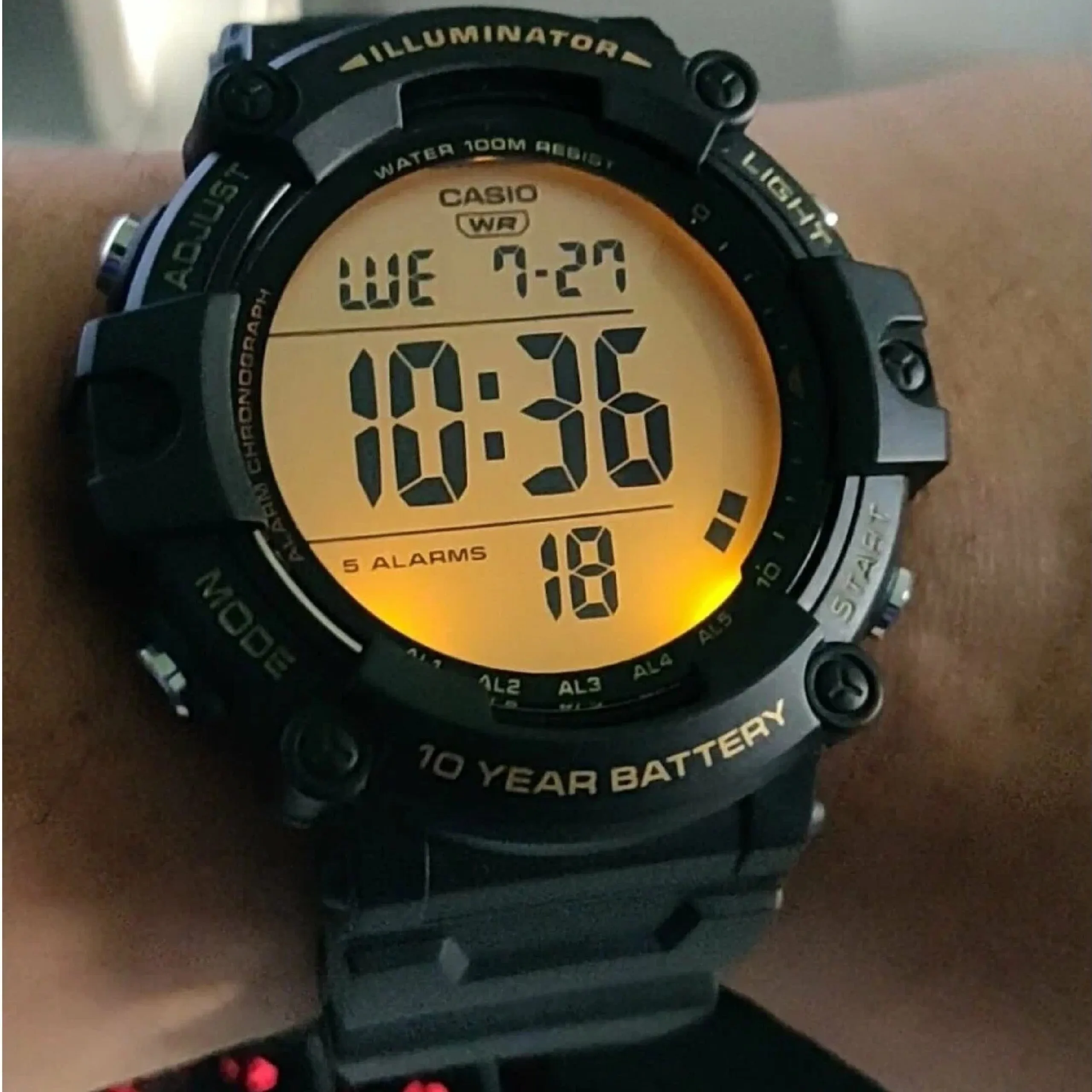 CASIO AE-1500WHX-1A, наручные часы — дополнительное фото 4