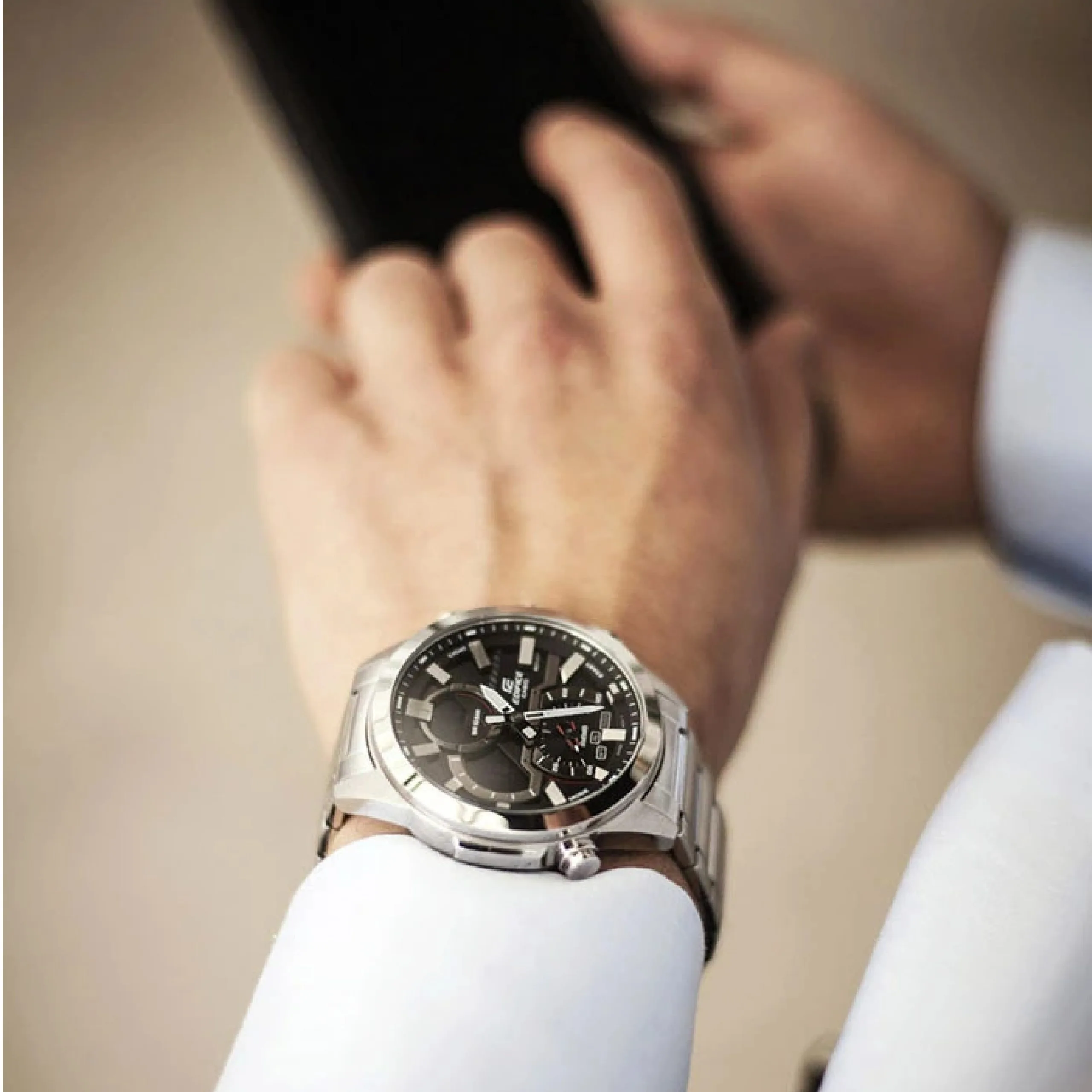 CASIO EDIFICE ECB-30D-1A, наручные часы — дополнительное фото 4