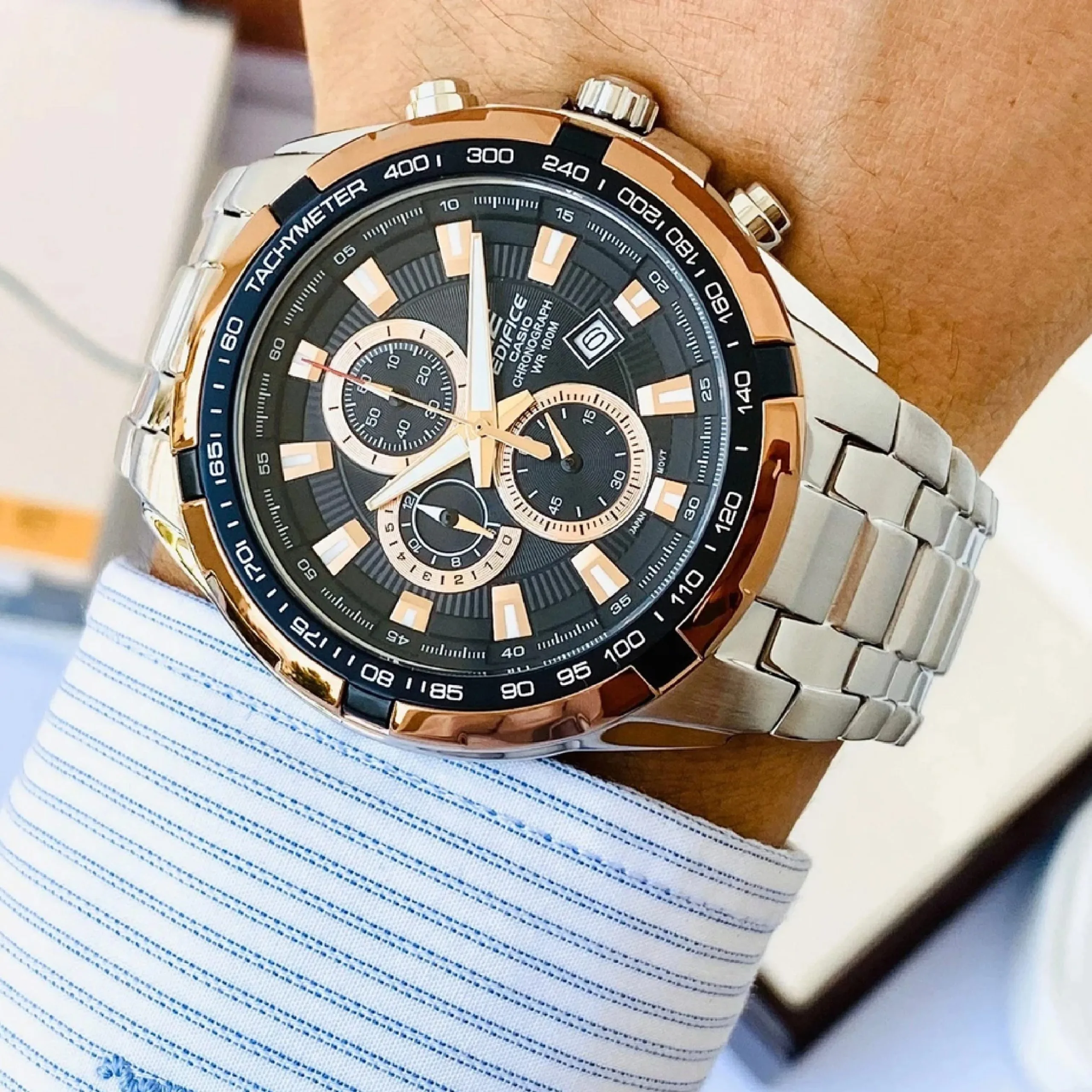 CASIO EDIFICE EF-539D-1A5, наручные часы — дополнительное фото 4