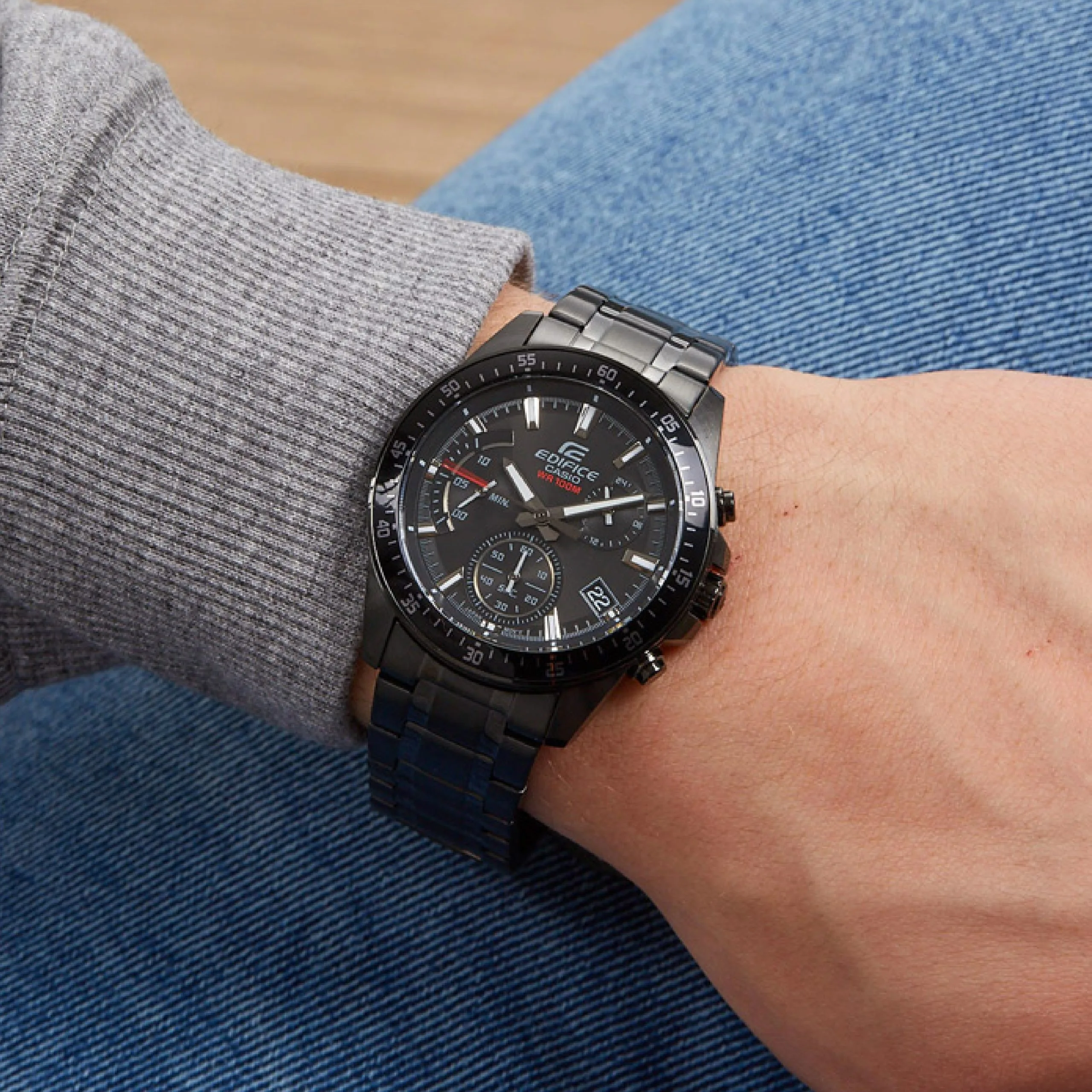 CASIO EDIFICE EFV-540DC-1B, наручные часы — дополнительное фото 4