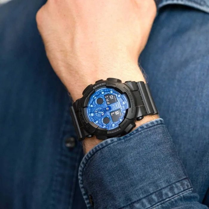 CASIO G-SHOCK GA-100BP-1A, наручные часы — дополнительное фото 4