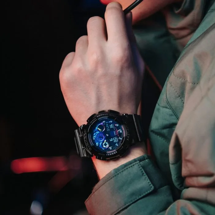 CASIO G-SHOCK GA-100RGB-1A, наручные часы — дополнительное фото 4