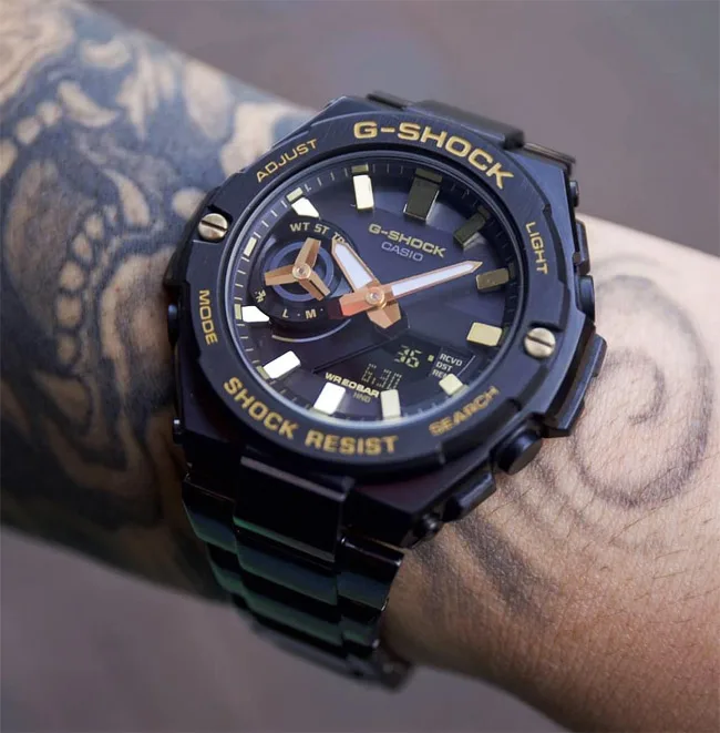 CASIO G-SHOCK GST-B500BD-1A9, наручные часы — дополнительное фото 4