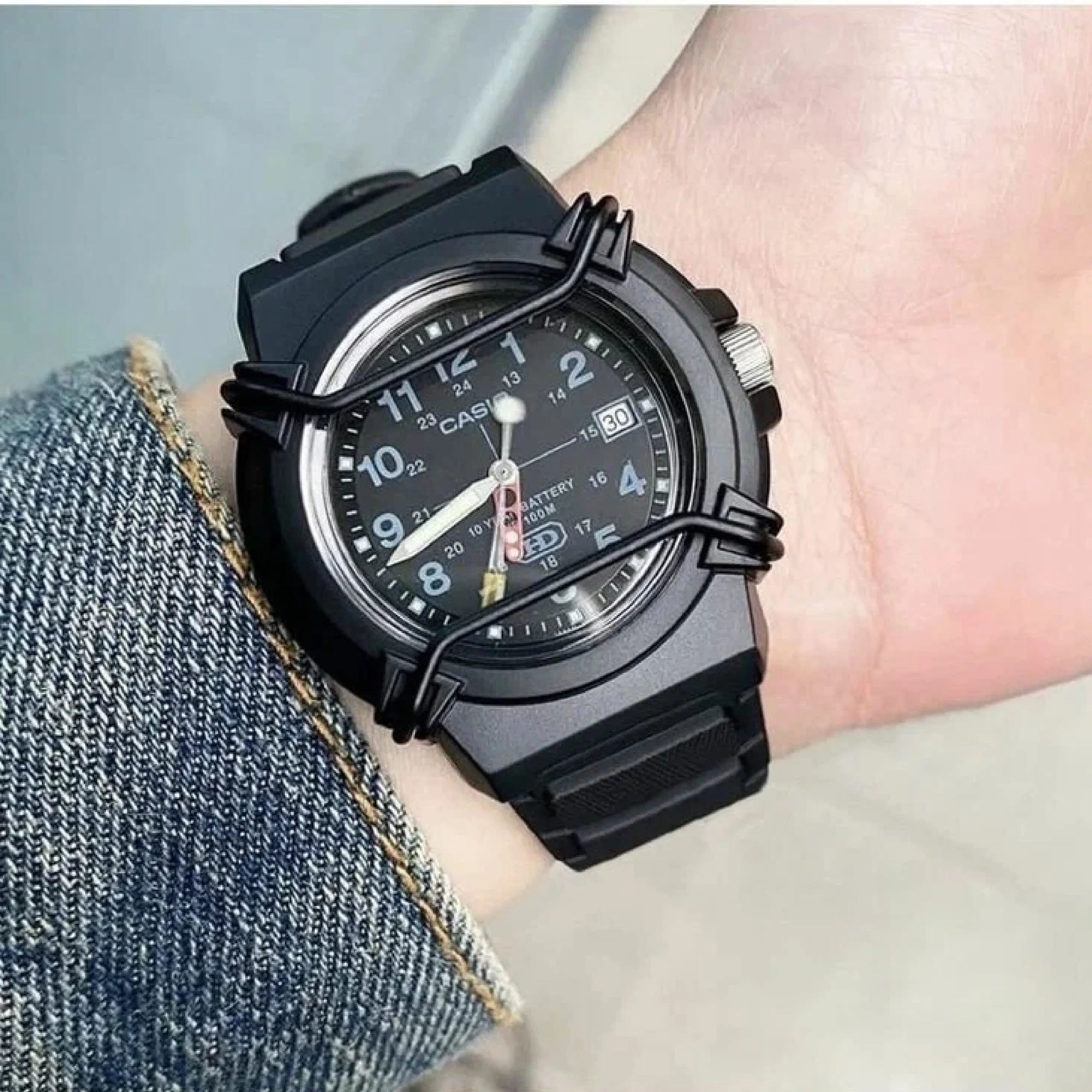 CASIO HDA-600B-1B, наручные часы — дополнительное фото 4