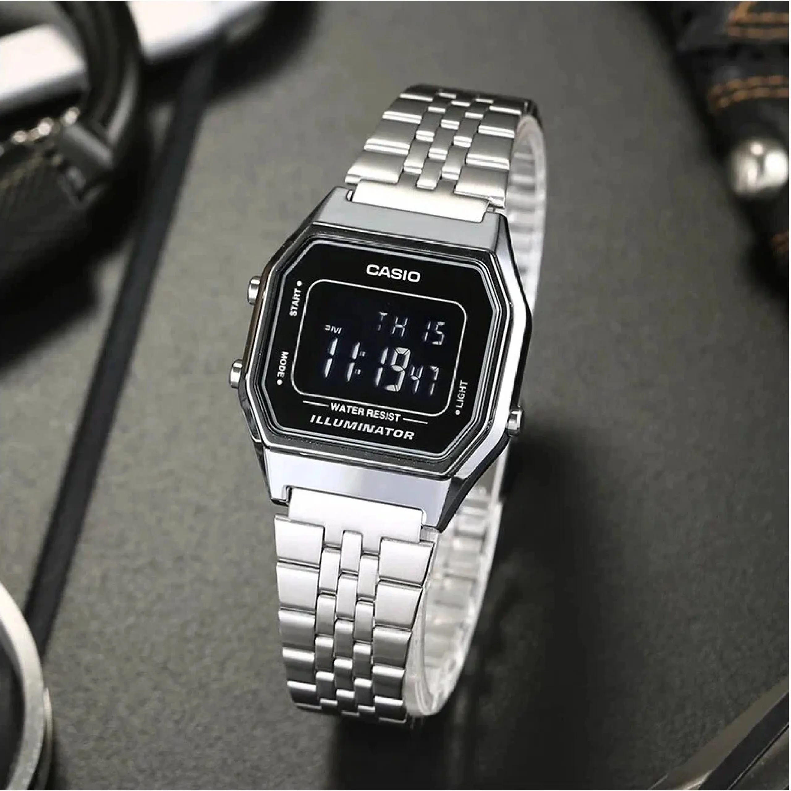 CASIO LA-680WA-1B, наручные часы — дополнительное фото 2