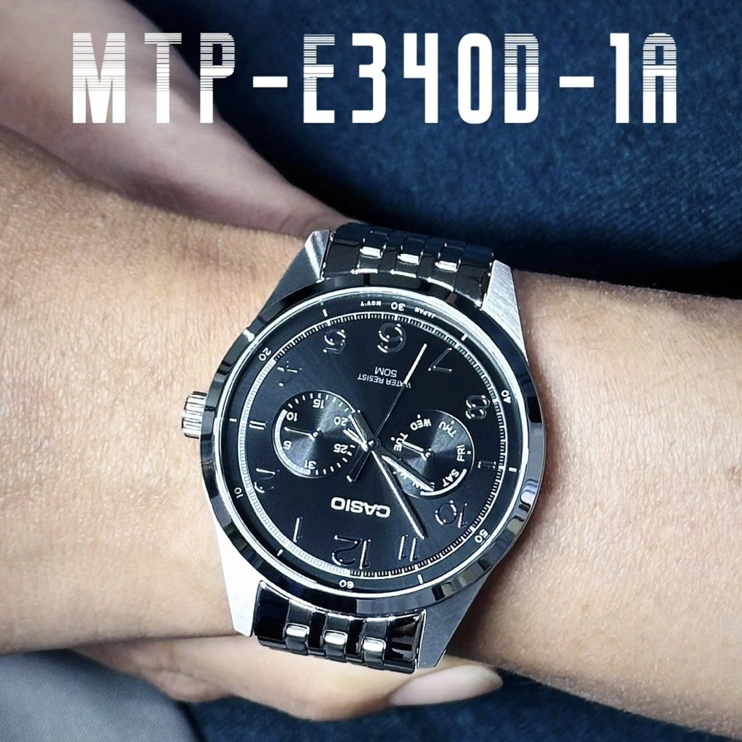 CASIO MTP-E340D-1A, наручные часы — дополнительное фото 4