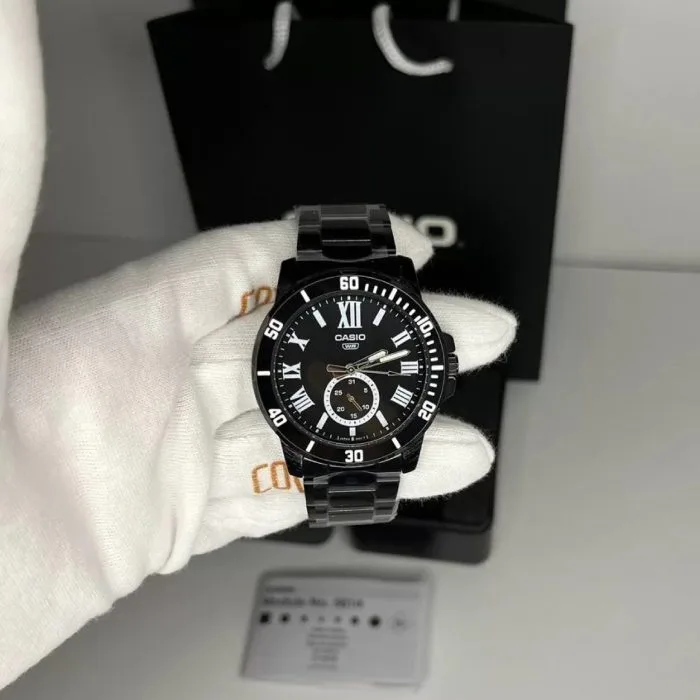CASIO MTP-VD200B-1B, наручные часы — дополнительное фото 3