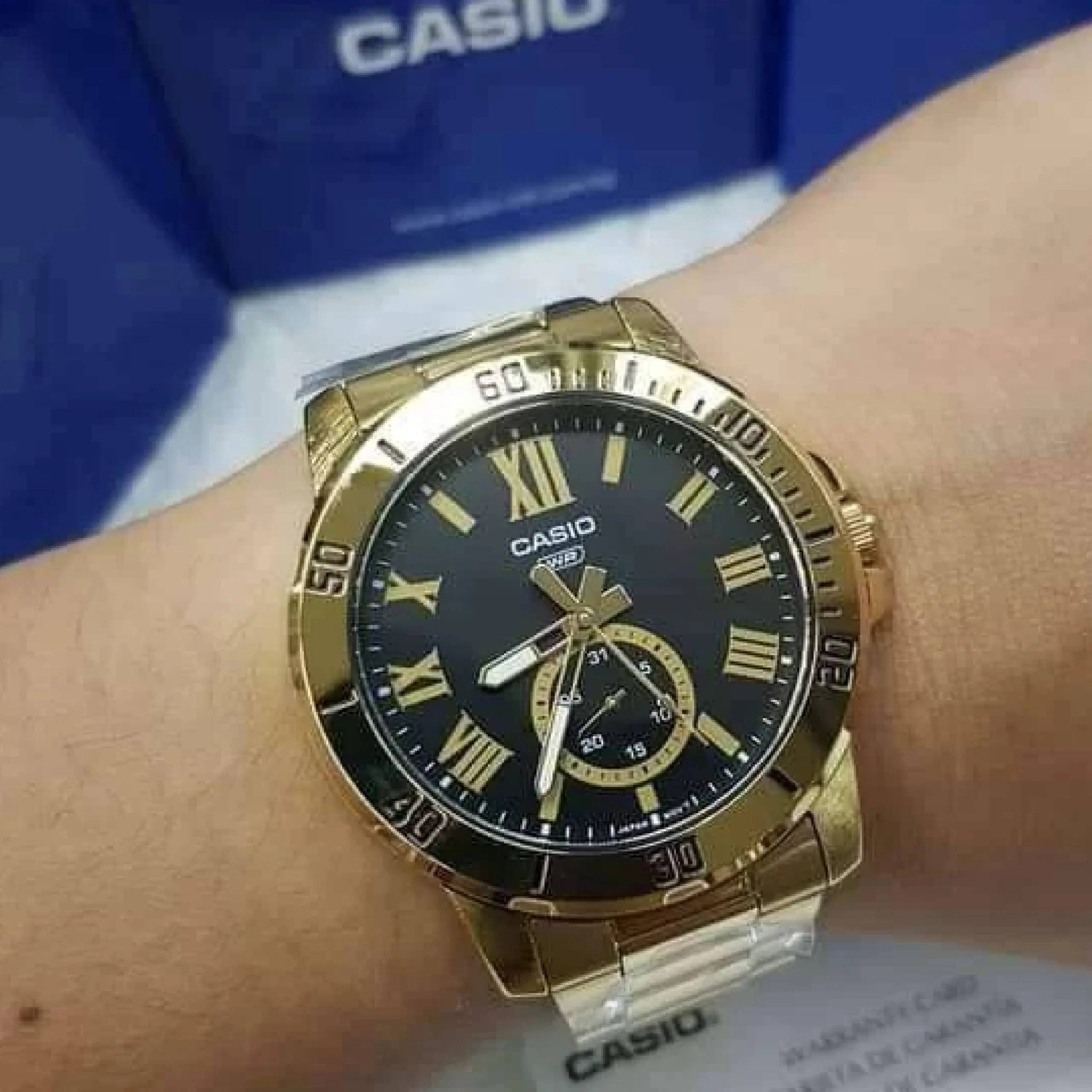 CASIO MTP-VD200G-1B, наручные часы — дополнительное фото 4