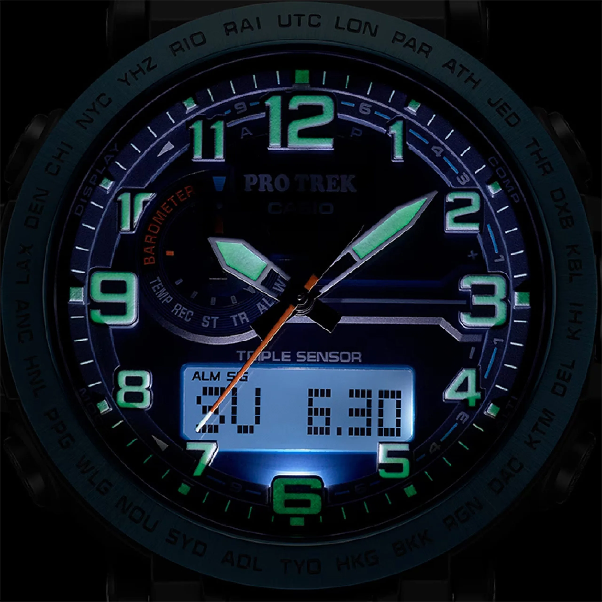 CASIO PRO TREK PRG-601YB-2, наручные часы — дополнительное фото 5