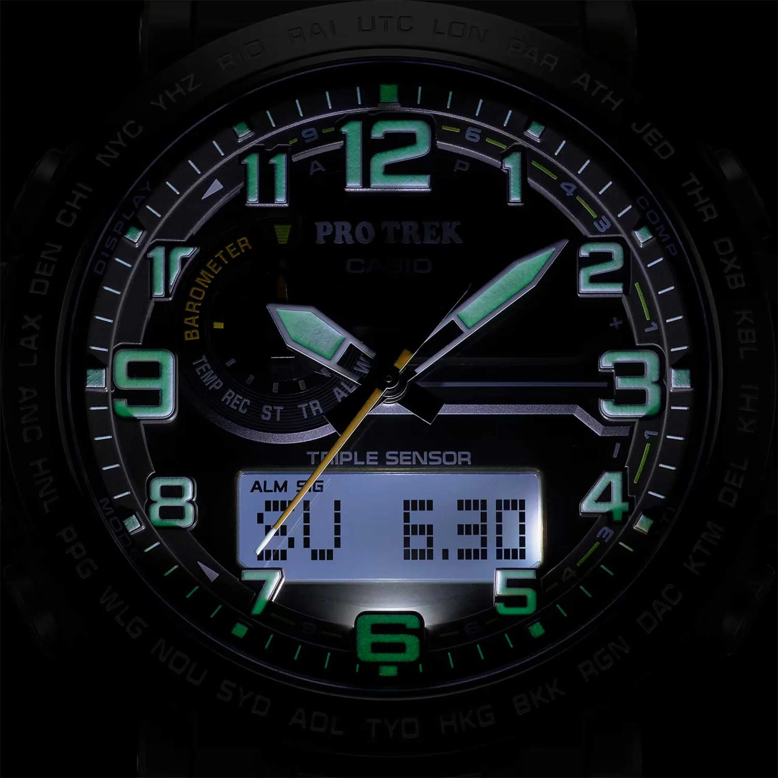 CASIO PRO TREK PRG-601YB-3, наручные часы — дополнительное фото 5