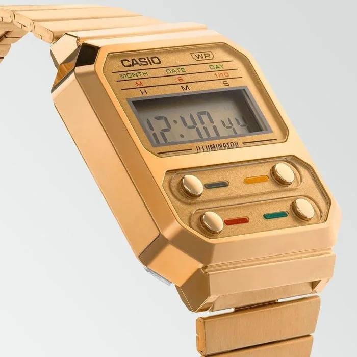 CASIO VINTAGE A-100WEG-9A, наручные часы — дополнительное фото 2