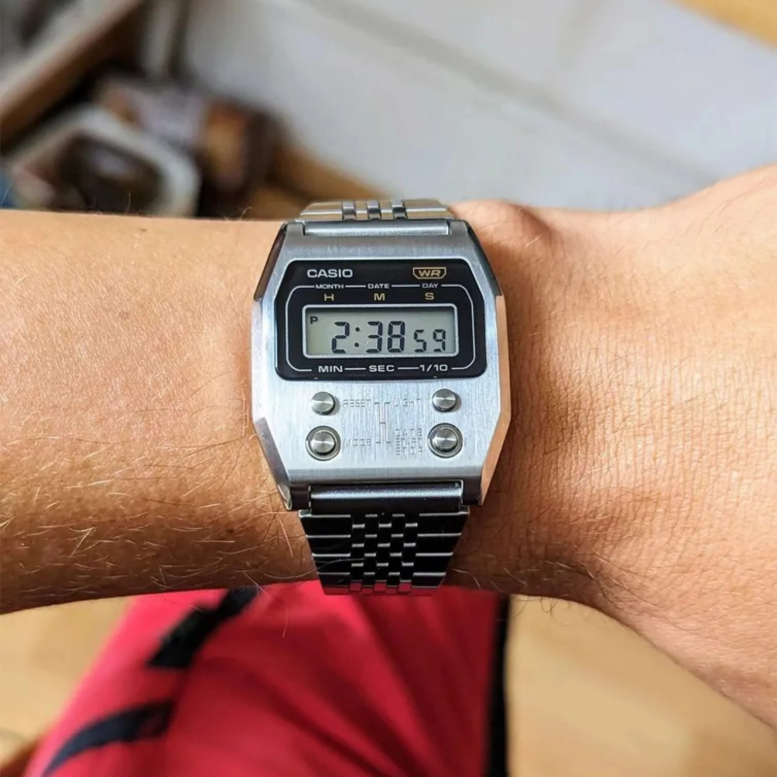 CASIO VINTAGE A-1100D-1, наручные часы — дополнительное фото 4