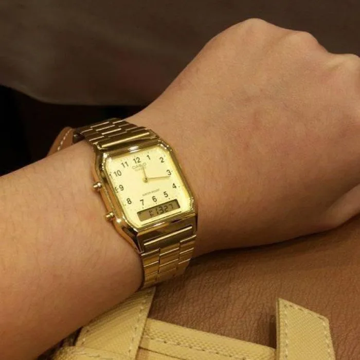CASIO VINTAGE AQ-230GA-9B, наручные часы — дополнительное фото 4