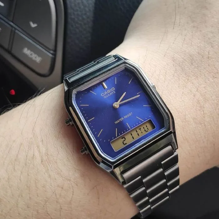 CASIO VINTAGE AQ-230GG-2A, наручные часы — дополнительное фото 4