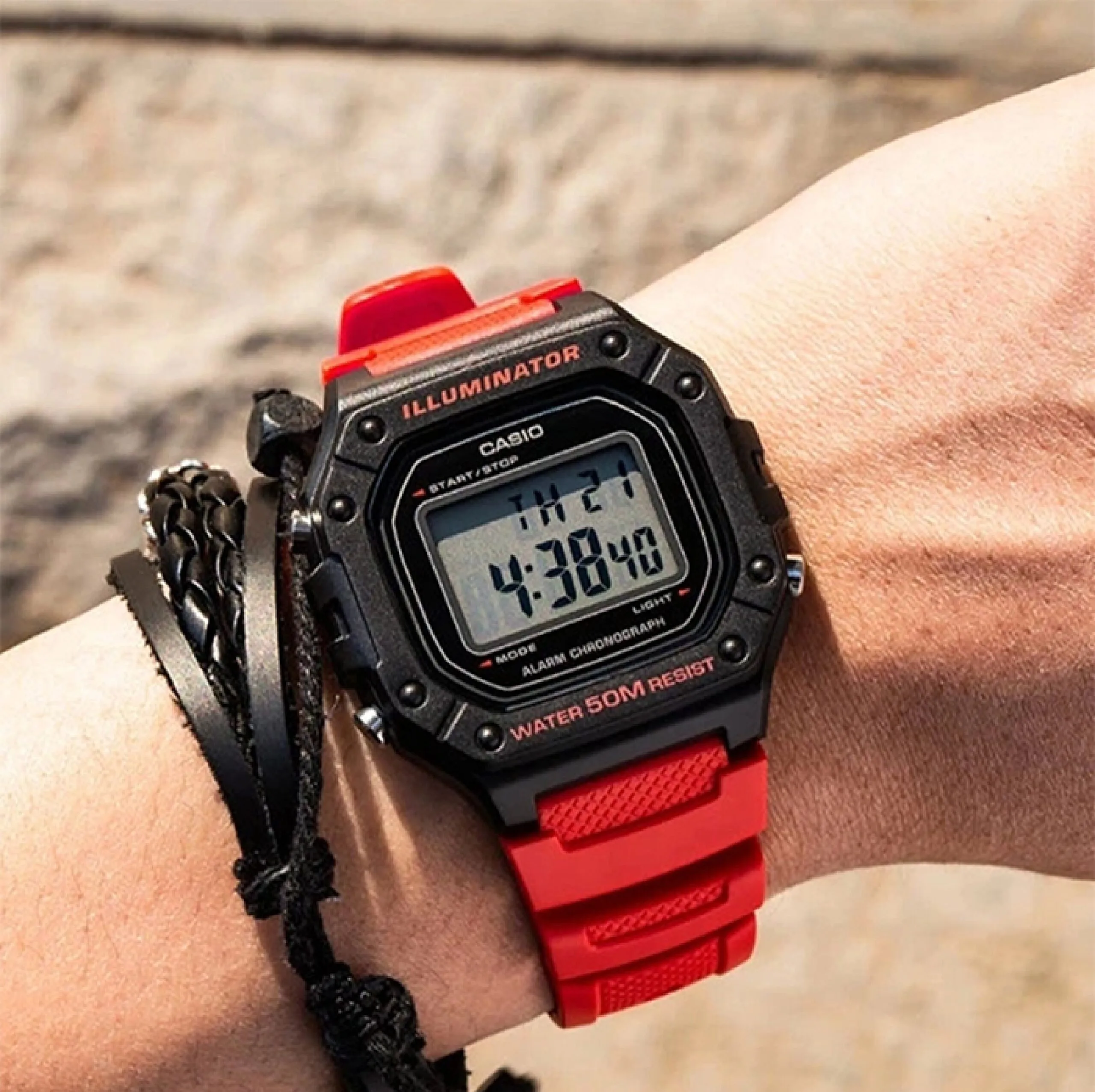 CASIO W-218H-4B, наручные часы — дополнительное фото 4