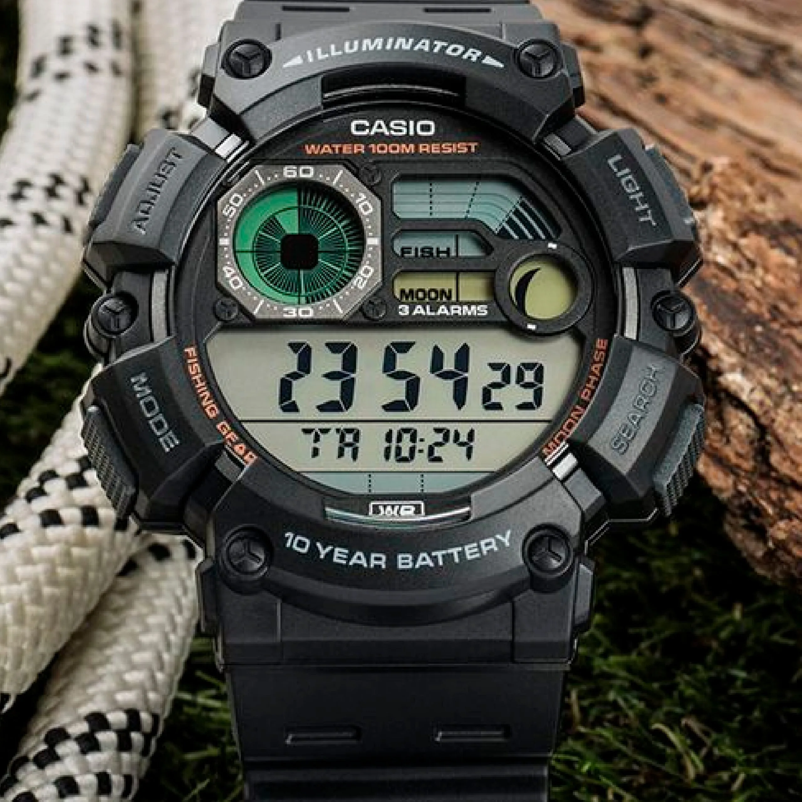 CASIO WS-1500H-1A, наручные часы — дополнительное фото 2