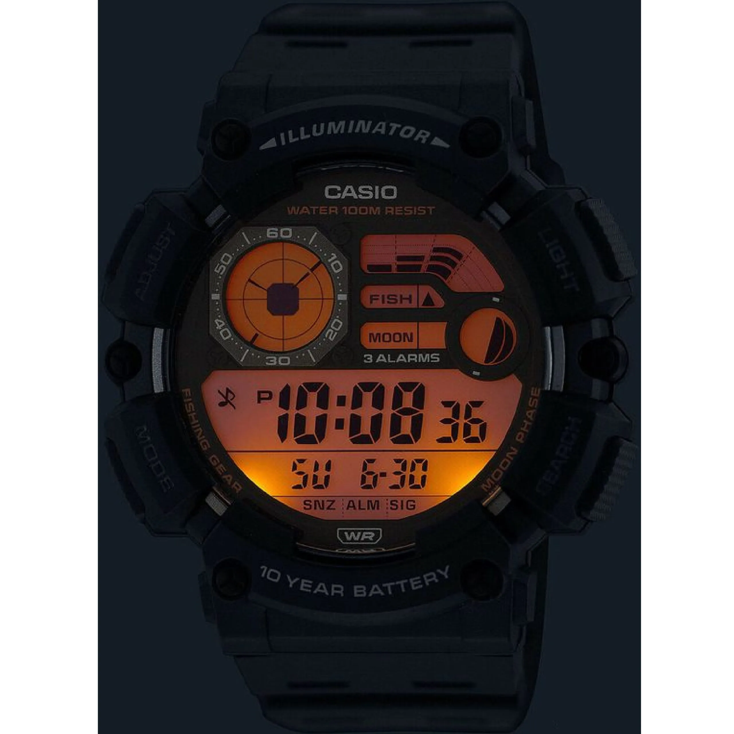 CASIO WS-1500H-1A, наручные часы — дополнительное фото 4