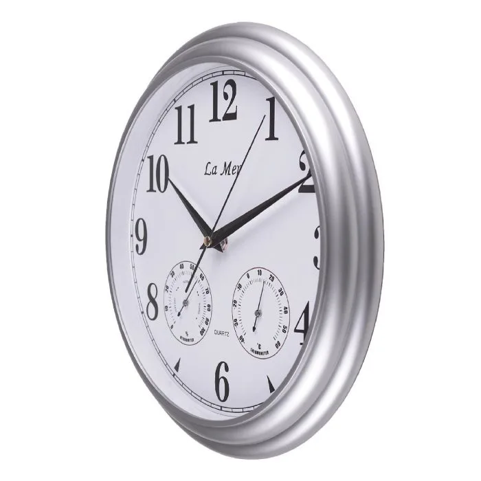 LA MER GD115Silver, настенные часы — дополнительное фото 2